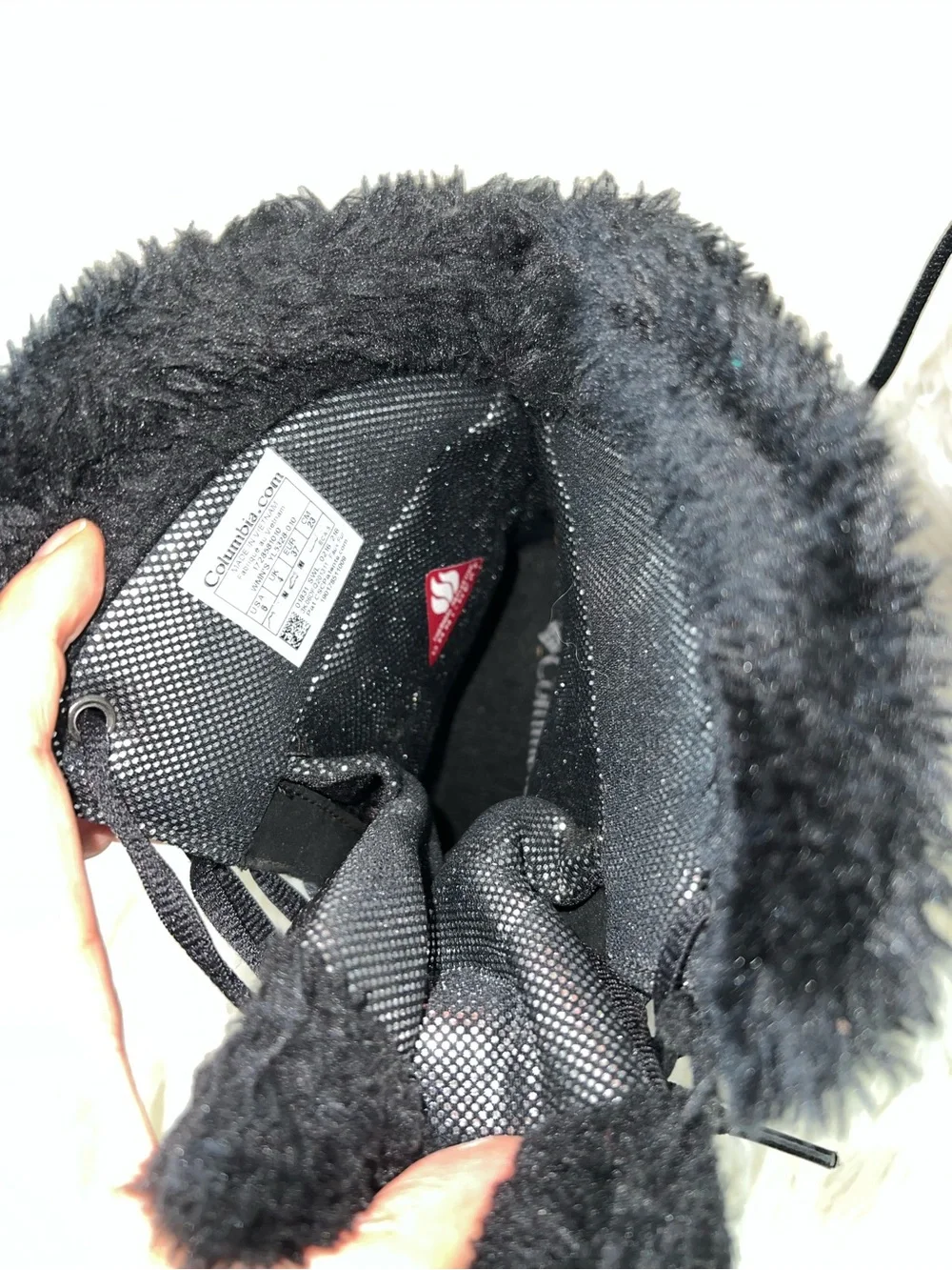Columbia Women’s Waterproof Snow Boots - Black Suede & Faux Fur Size 6